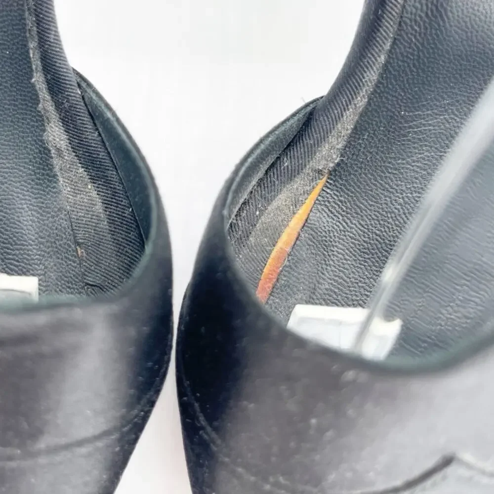 Chanel Fall 2009 Runway Black Detached Heel Platform Open Toe Heels EU 37